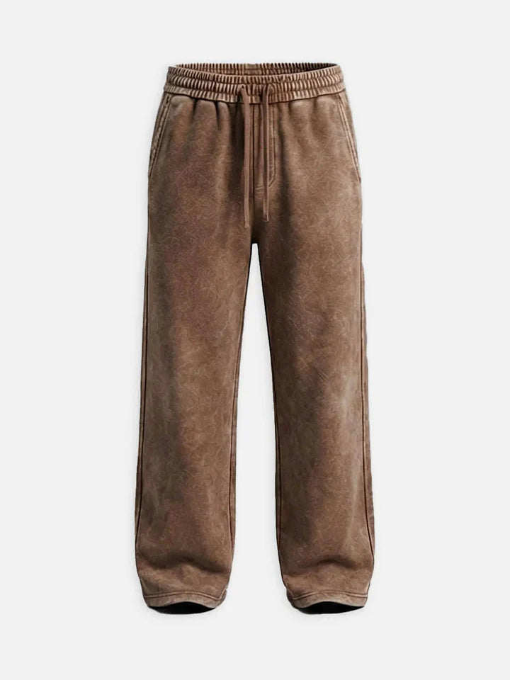 Entspannte Sweatpants aus Baumwolle mit Vintage Waschung