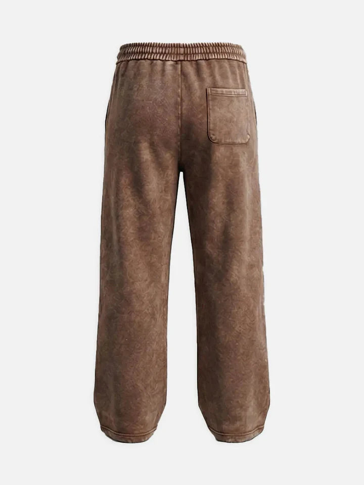 Entspannte Sweatpants aus Baumwolle mit Vintage Waschung