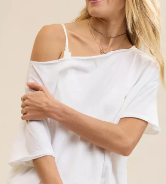 Oversized Shirt im Boyfriend Style mit betonter Schulterpartie