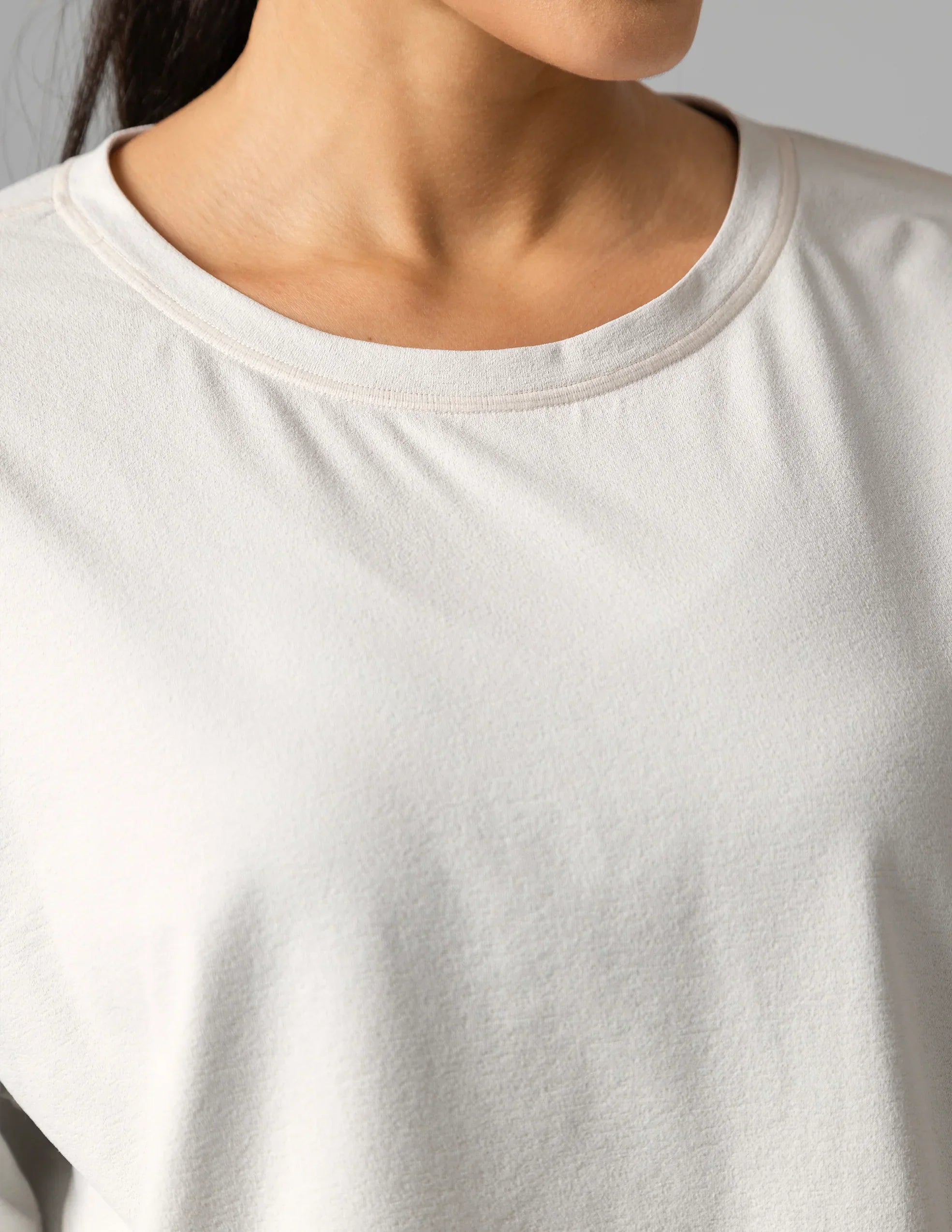 Oversized Langarm Oberteil
